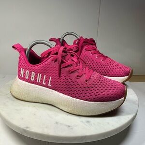 Nobull Women Size 8 Magenta Cushioned Runner+ Plus Lace Up Sneaker